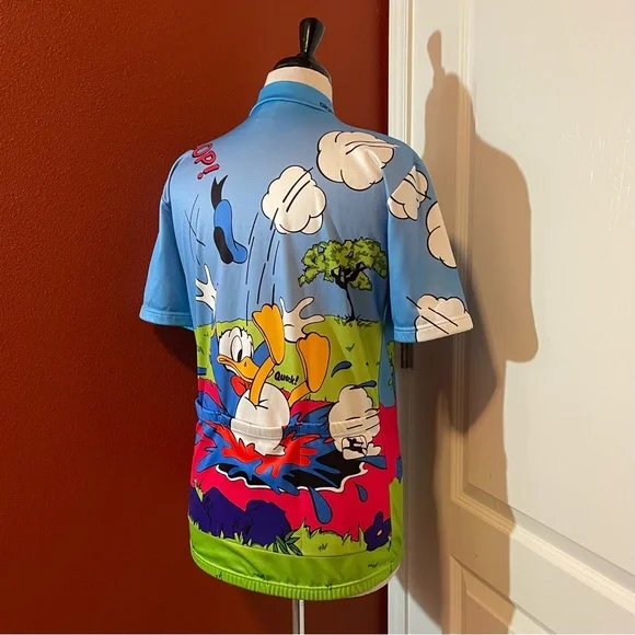 Giordana x Disney Men’s Vintage 90’s Mickey‎ Mouse & Donald Duck Cycling Shirt